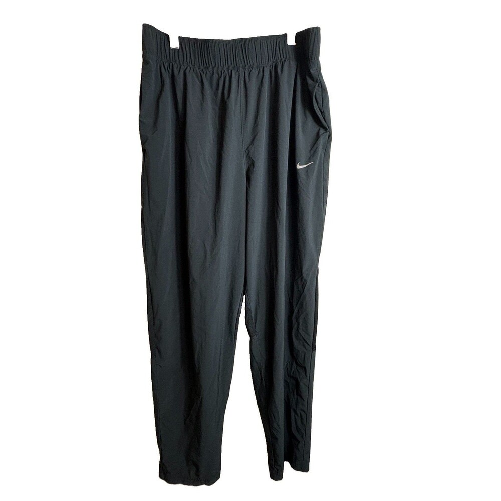 Nike Dri-FIT Women’s Large Black Cropped Capri Athletic Pants Pockets